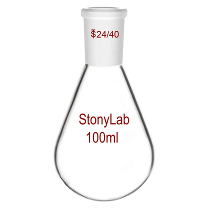 Single Neck Recovery Flask, 10-2000 ml - StonyLab Flasks - Recovery 100-ml