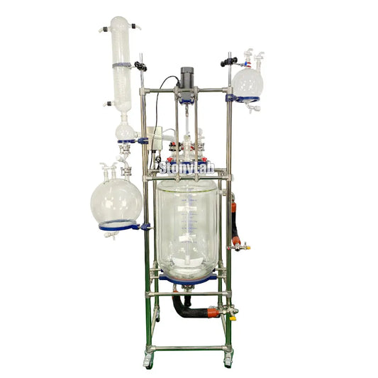 Single or Dual Jacketed Reactor Systems, Glass Reactor 100L - StonyLab Reactors - Glass 