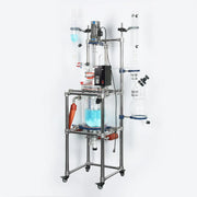 StonyLab 10L Jacketed Glass Reactor System for Laboratory Development and Research heavy duty chemical processing configuration