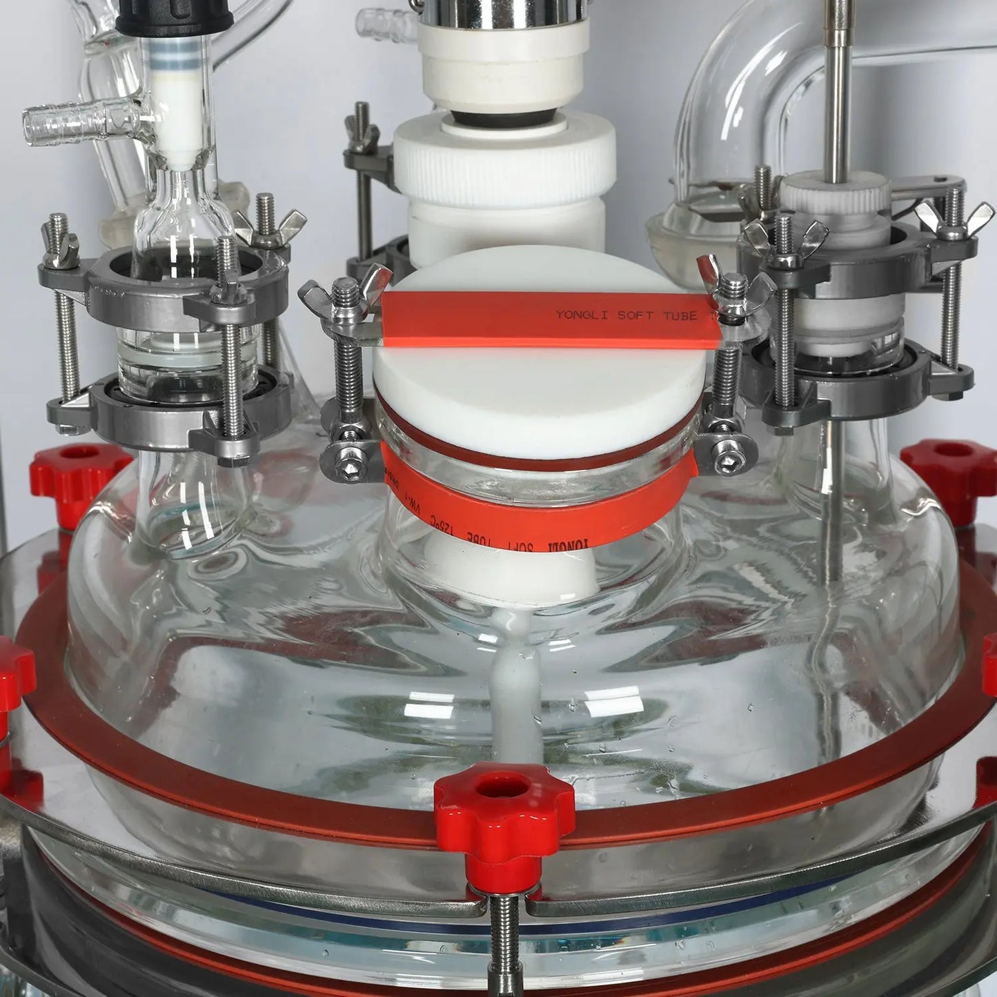 Single or Dual Jacketed Reactor Systems, Glass Reactor 20L Reactors - Glass