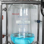 Detailed structural assembly component for StonyLab 50L Jacketed Glass Reactor System for Pilot Plant and Process Development