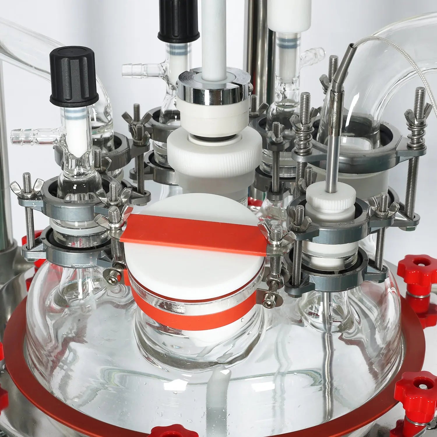 Comprehensive product view and setup components for StonyLab 50L Jacketed Glass Reactor System for Pilot Plant and Process Development