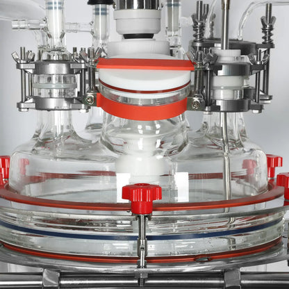 Single or Dual Jacketed Reactor Systems, Glass Reactor 50L Reactors - Glass