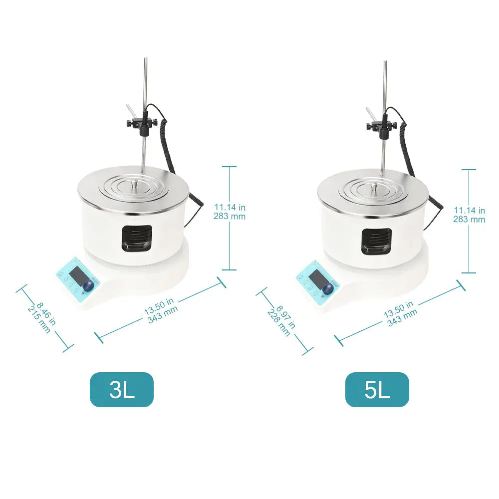 Smart Stir Water Bath – 220°C Heating, 3–5L Capacity, Adjustable 100–1500rpm