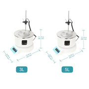 Close-up view showing the precise design and material of StonyLab Smart Stir Water Bath