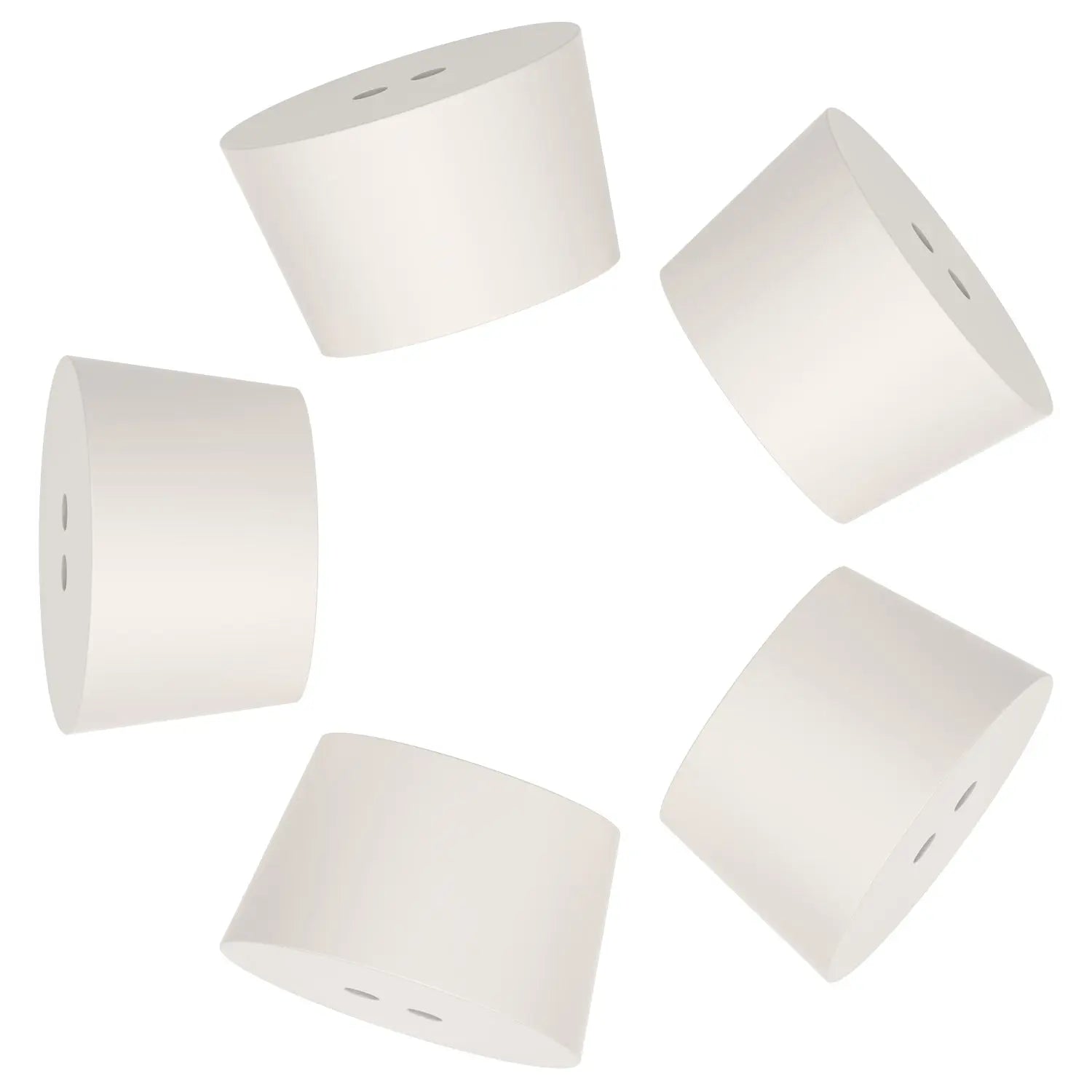 Side view and dimensional layout of the durable StonyLab Rubber Stoppers