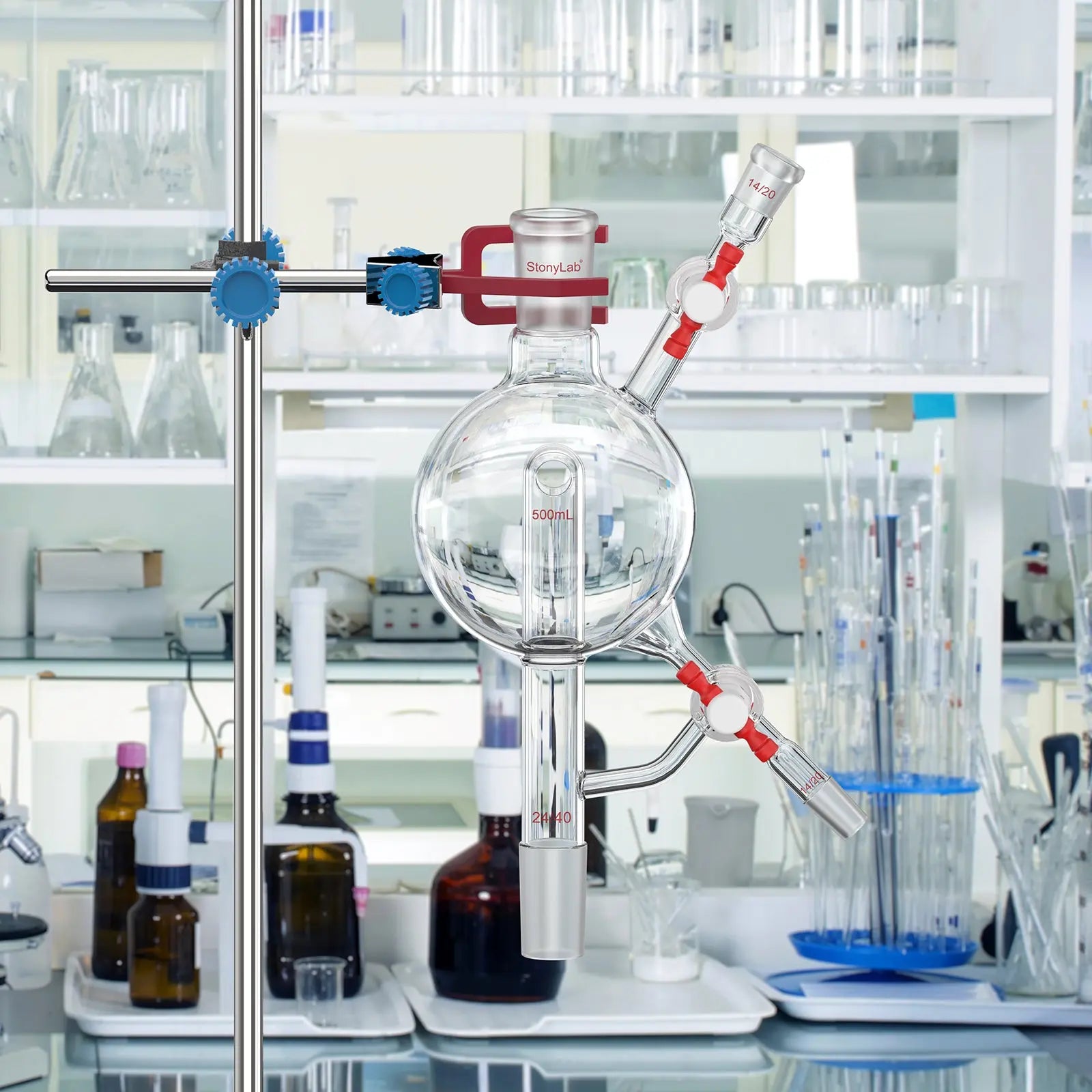 Detailed structural assembly component for StonyLab Solvent Still Head 500?ml