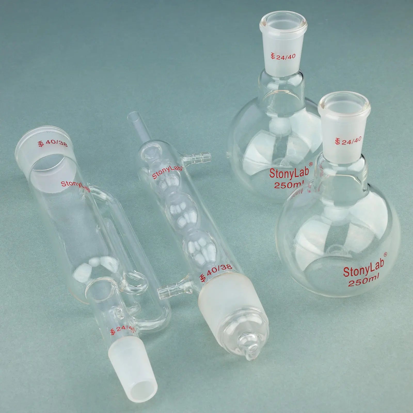 Comprehensive product view and setup components for StonyLab Soxhlet Extractor Set