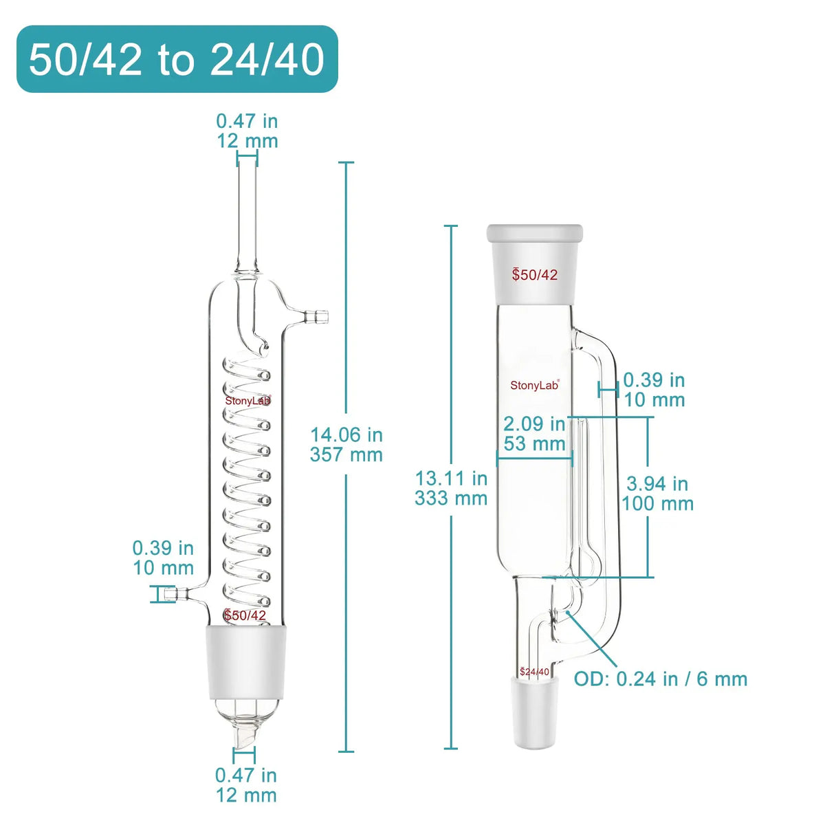 Soxhlet-Extraktionsapparat 250 Ml – Set Mit Graham-Kondensator, Extraktor Und Flachkolben, Aus Borosilikat 3.3, Für Labor Und Schule