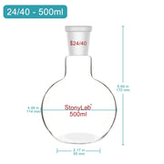 Alternative angle showing underlying build quality of StonyLab Soxhlet Extractor Set