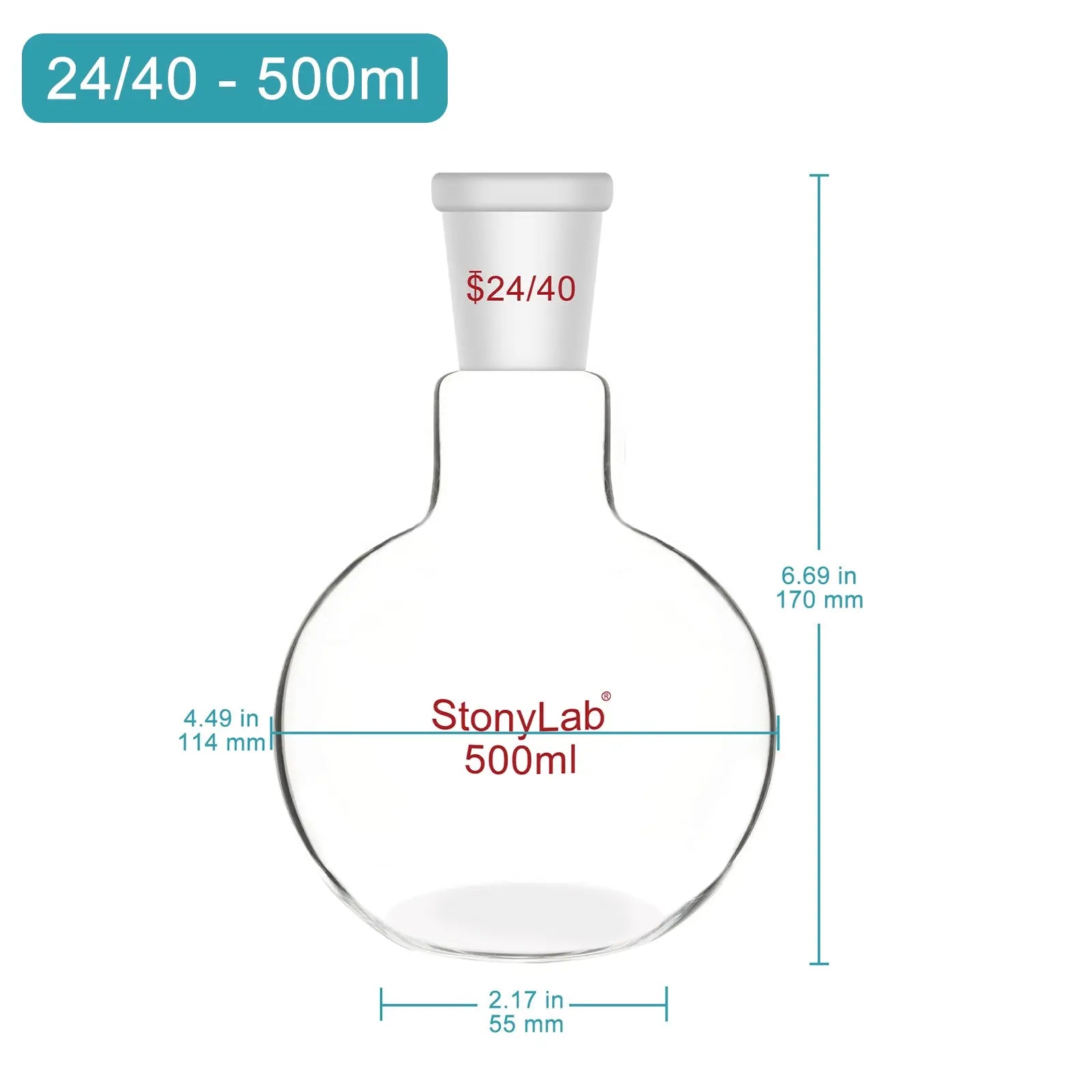 Alternative angle showing underlying build quality of StonyLab Soxhlet Extractor Set