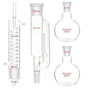 Comprehensive product view and setup components for StonyLab Soxhlet Extractor Set