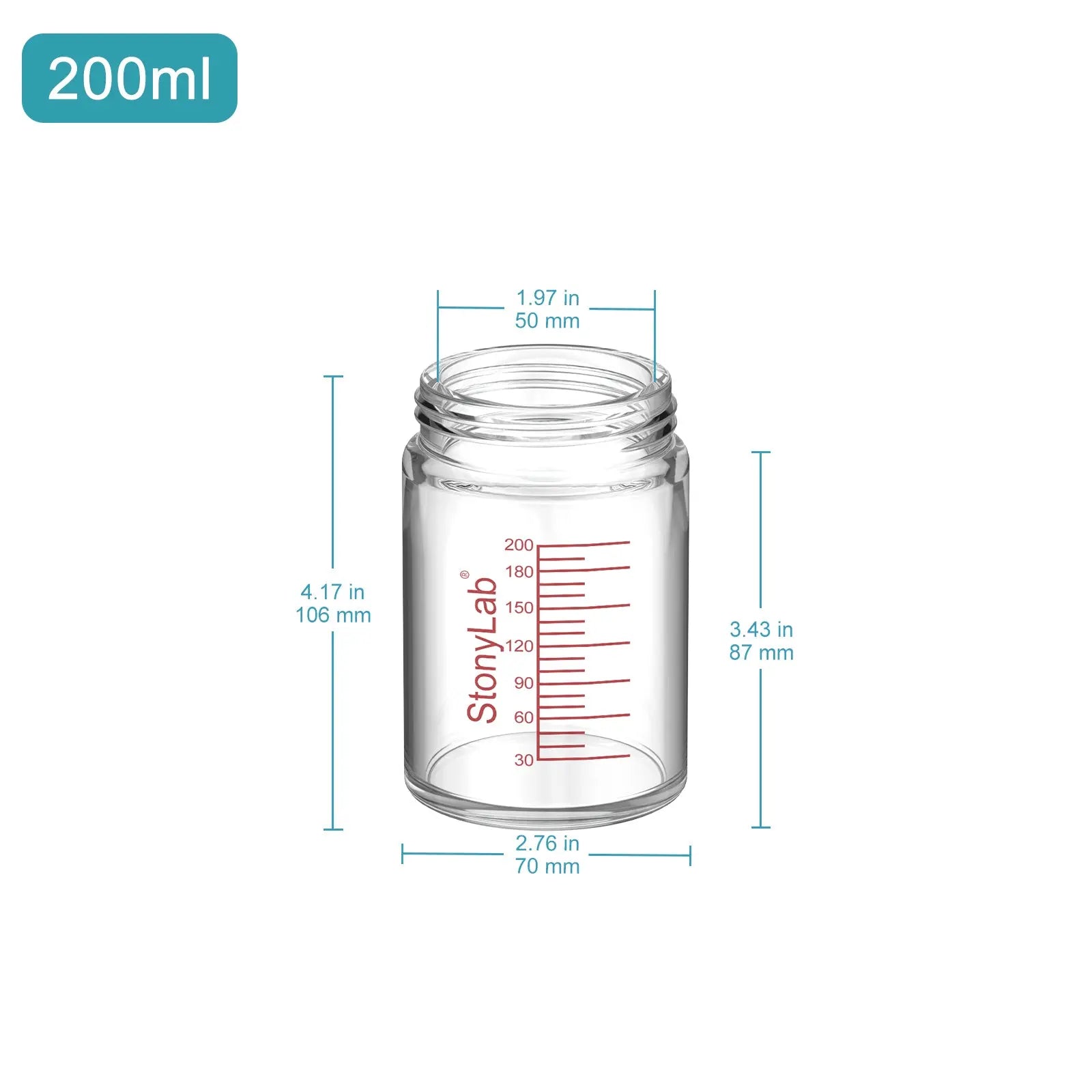 Close-up view showing the precise design and material of StonyLab Spare Jars