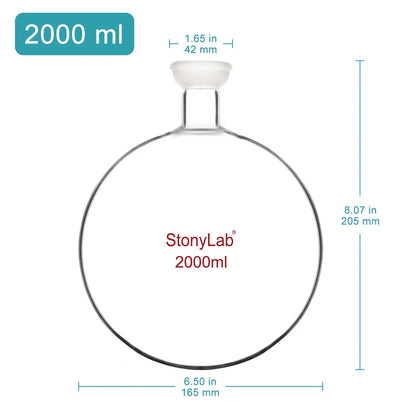 Spherical Joint Round Bottom Receiving Flask Flasks - Round Bottom