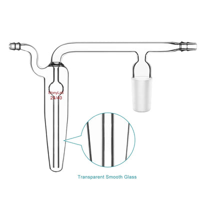 Spherical Oil Bubbler, 24/40 Joint, 10 mm Hose Connection Bottles-Bottle Bubblers
