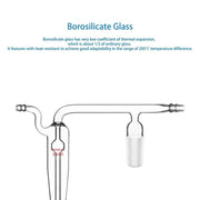 Detailed structural assembly component for StonyLab Oil Bubbler with 24
