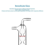 StonyLab Spherical Vacuum Cold Trap Bubbler heavy duty chemical processing configuration