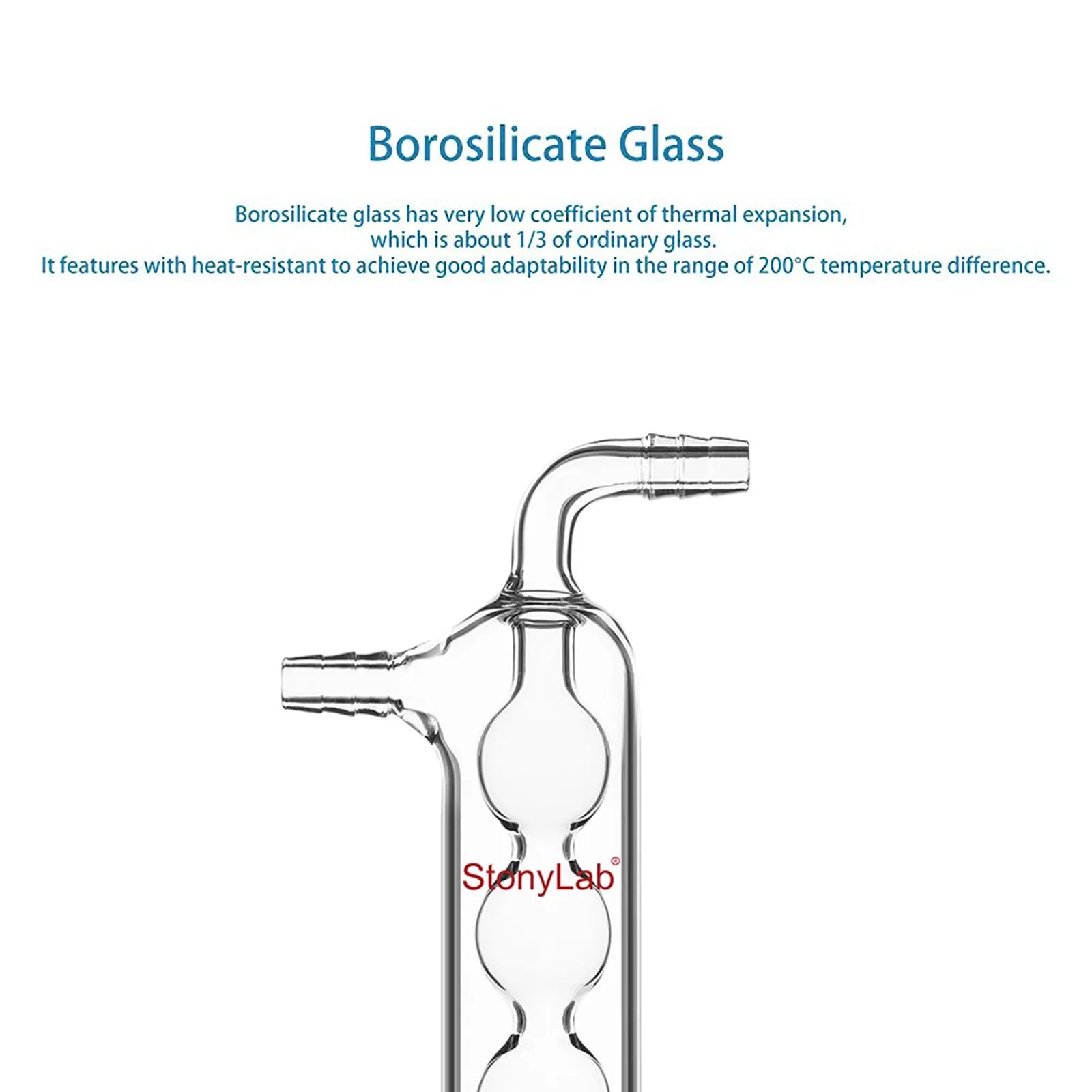 StonyLab Spherical Vacuum Cold Trap Bubbler heavy duty chemical processing configuration