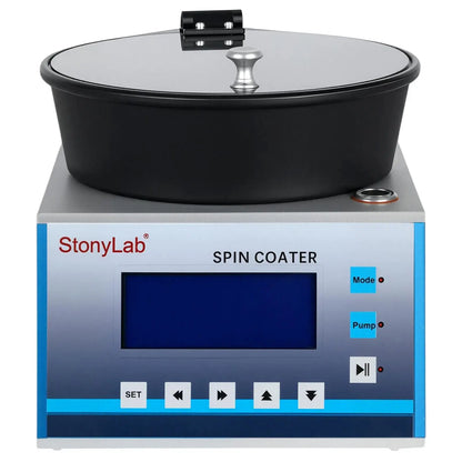 Spin Coater, Max Speed 9999 RPM, Max Acceleration 9999 RPM/S, High Precision ±1%, Max 4-Inch Substrates, 5-Step Programmable Spin Coater