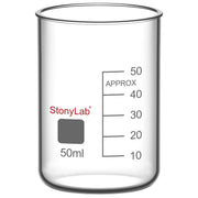 PTFE stirring shaft with foldable paddle, 7-8 mm shaft diameter, 85-400 mm length, 2-pack for laboratory mixing StonyLab