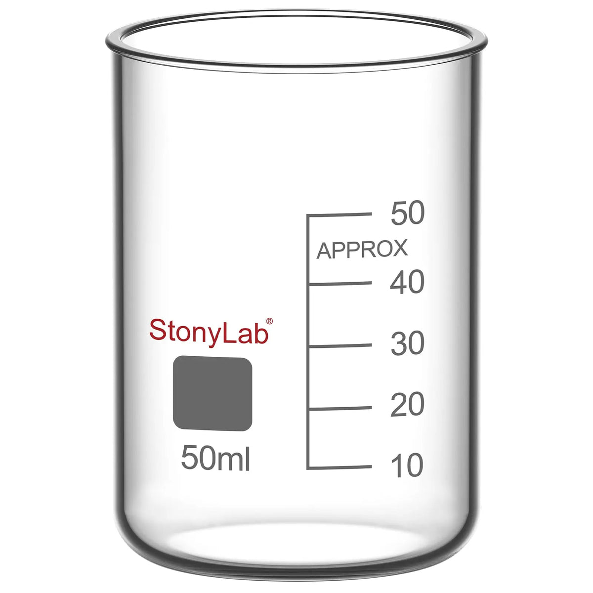 PTFE stirring shaft with foldable paddle, 7-8 mm shaft diameter, 85-400 mm length, 2-pack for laboratory mixing StonyLab