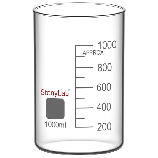PTFE stirring shaft with foldable paddle, 7-8 mm shaft diameter, 85-400 mm length, 2-pack for laboratory mixing StonyLab