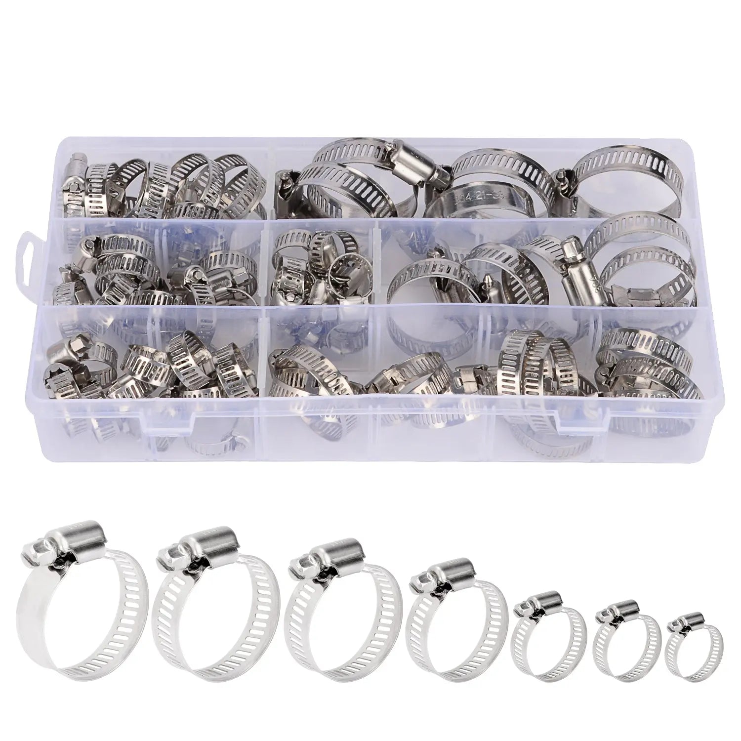StonyLab Hose Clamp Set for professional laboratory applications