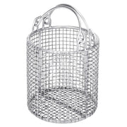 Close-up view showing the precise design and material of StonyLab 304 Stainless Steel Cleaning Baskets for Rinsing or Storing Tubes