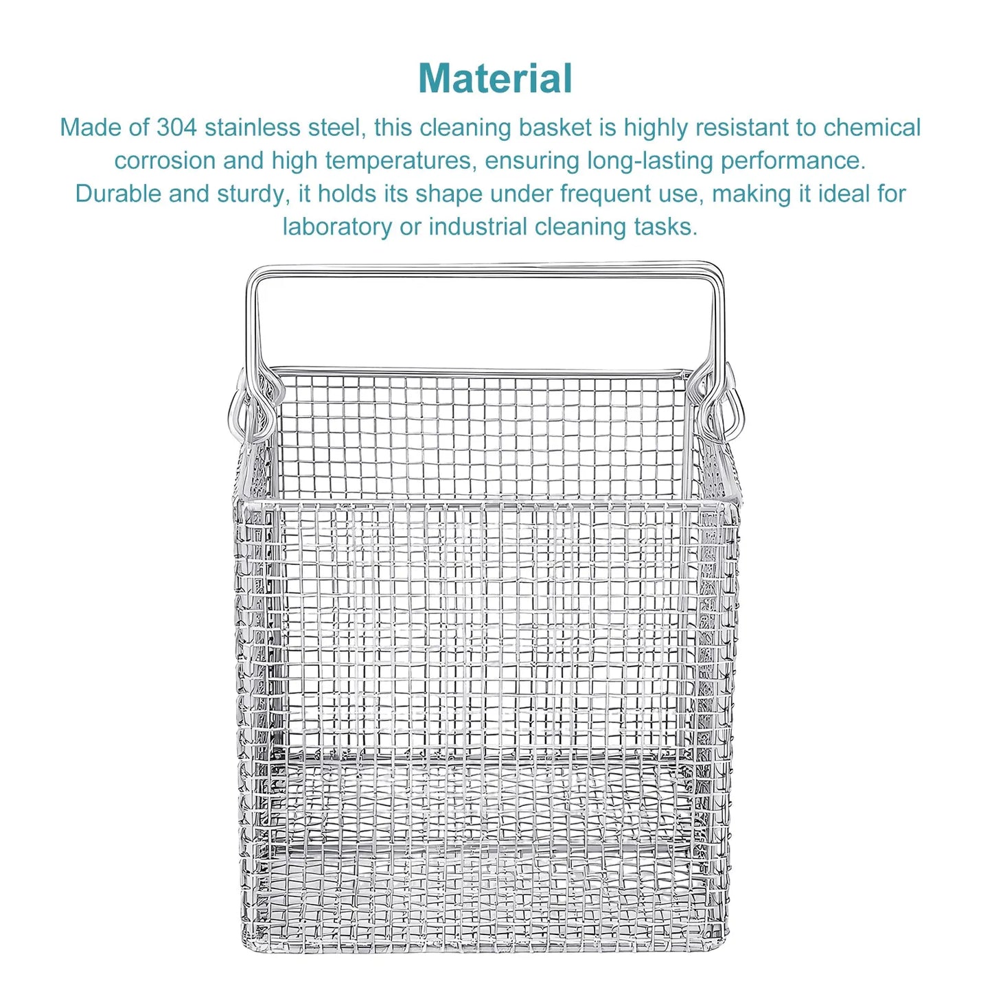 Stainless Steel Cleaning Baskets for Rinsing or Storing Tubes Lab Utensils-Washing Basket