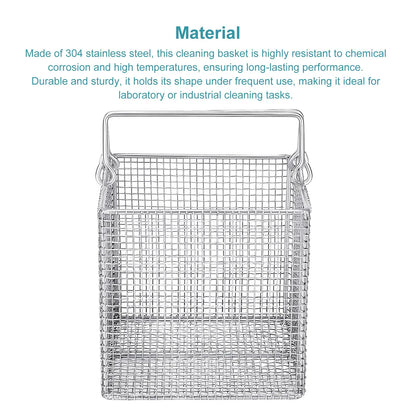 Stainless Steel Cleaning Baskets for Rinsing or Storing Tubes Lab Utensils-Washing Basket