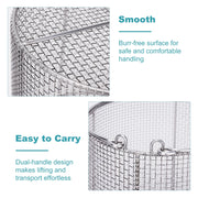 Comprehensive product view and setup components for StonyLab 304 Stainless Steel Cleaning Baskets for Rinsing or Storing Tubes