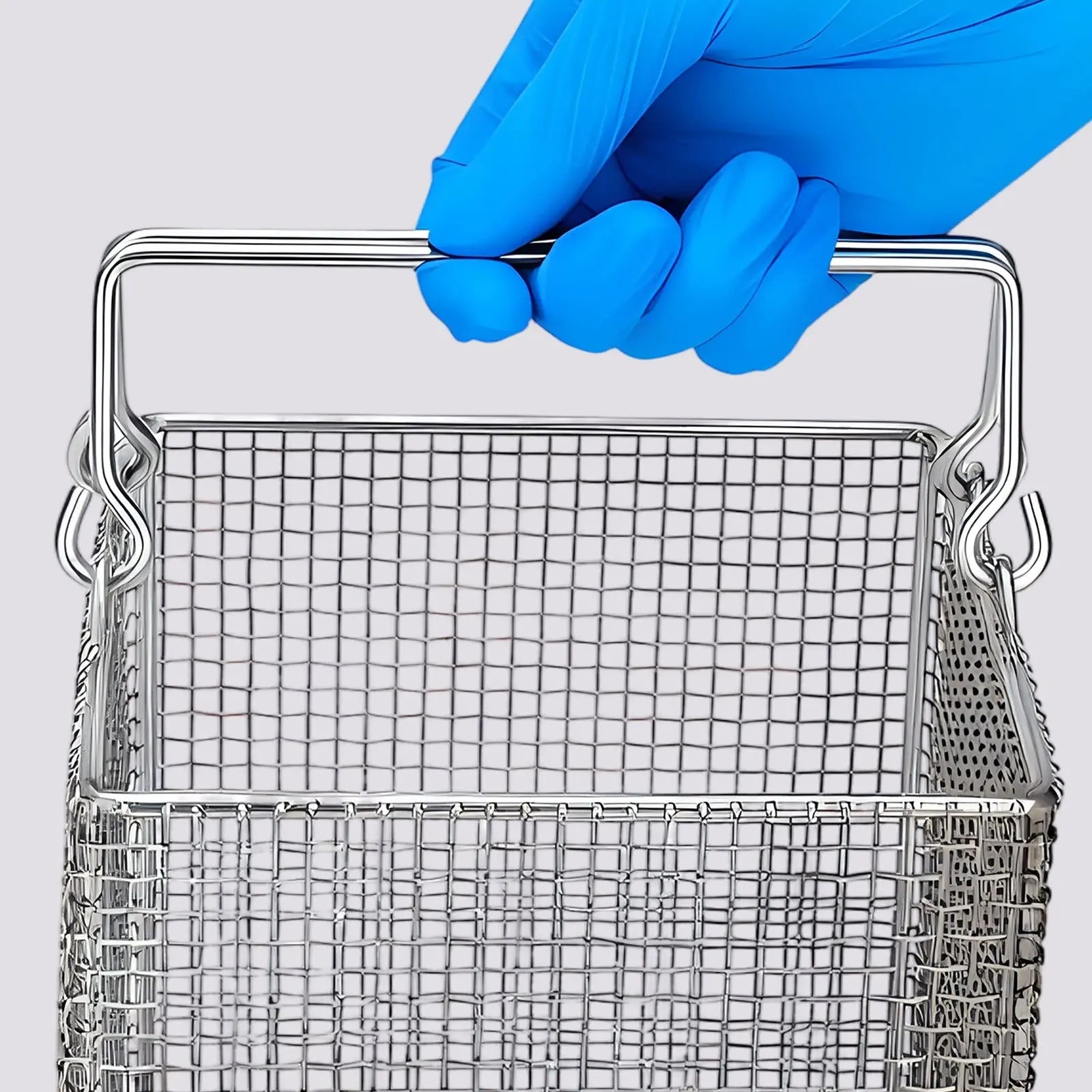 Comprehensive product view and setup components for StonyLab 304 Stainless Steel Cleaning Baskets for Rinsing or Storing Tubes
