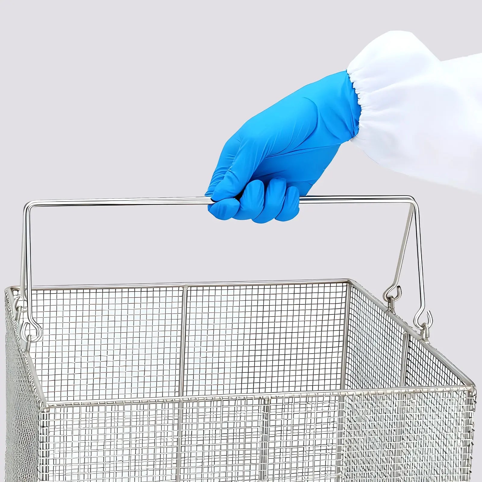 Comprehensive product view and setup components for StonyLab 304 Stainless Steel Cleaning Baskets for Rinsing or Storing Tubes