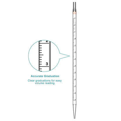 Sterile GPPS serological pipette individually wrapped 1–50 ml graduated pipette with filter plug for laboratory liquid handling StonyLab