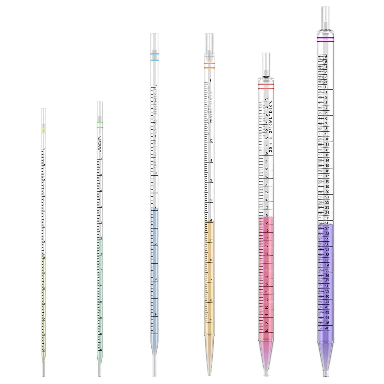 Sterile GPPS serological pipette individually wrapped 1–50 ml graduated pipette with filter plug for laboratory liquid handling StonyLab
