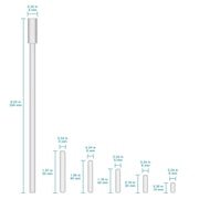 Close-up view showing the precise design and material of StonyLab Stir Bar Set