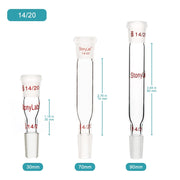 StonyLab Straight Connecting Adapter heavy duty chemical processing configuration