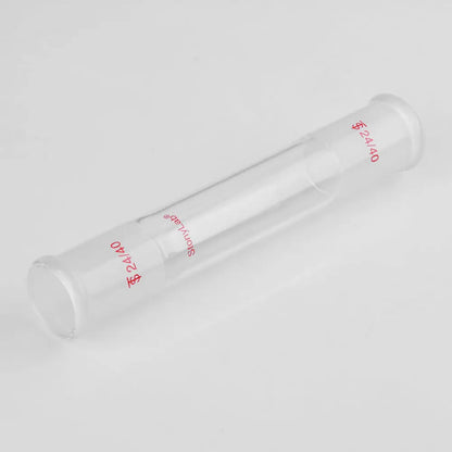 Straight Connecting Adapter, Female Joint to Female Joint, Joint: 14/20, 19/22, 24/40, Length: 30-90mm Adapters-Connecting