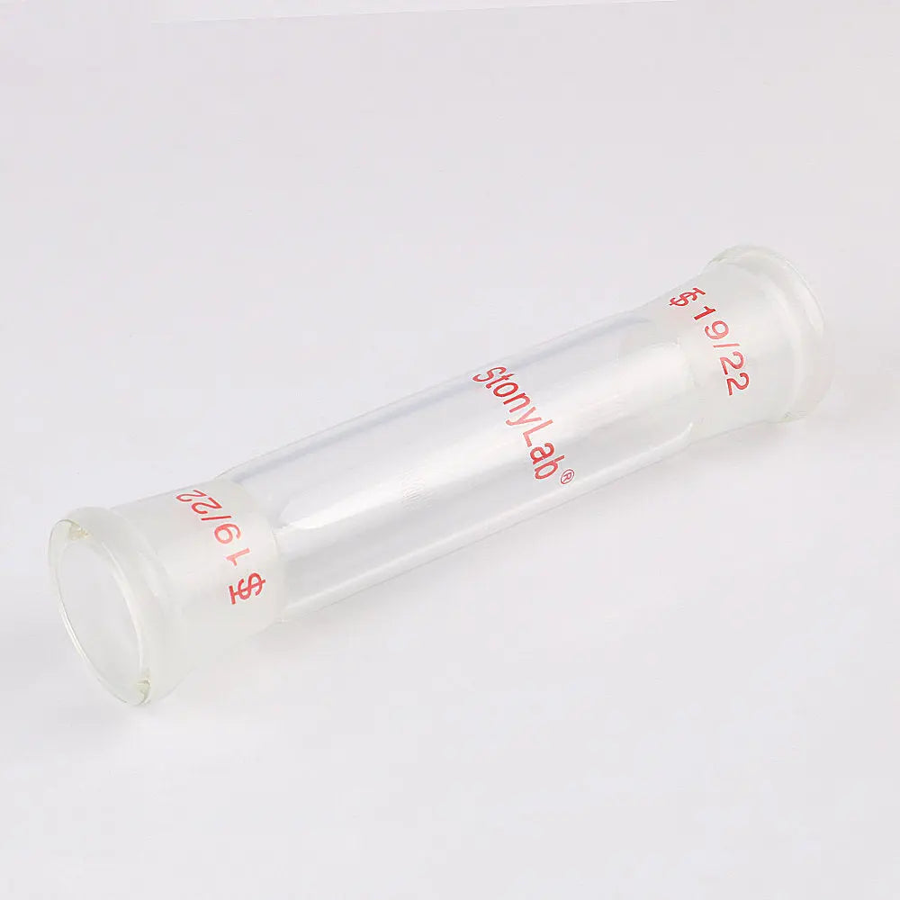 Straight Connecting Adapter, Female Joint to Female Joint, Joint: 14/20, 19/22, 24/40, Length: 30-90mm Adapters-Connecting