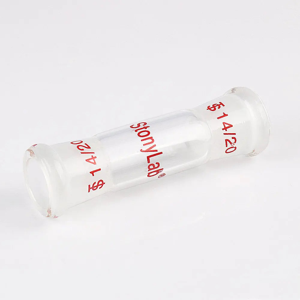 Straight Connecting Adapter, Female Joint to Female Joint, Joint: 14/20, 19/22, 24/40, Length: 30-90mm Adapters-Connecting