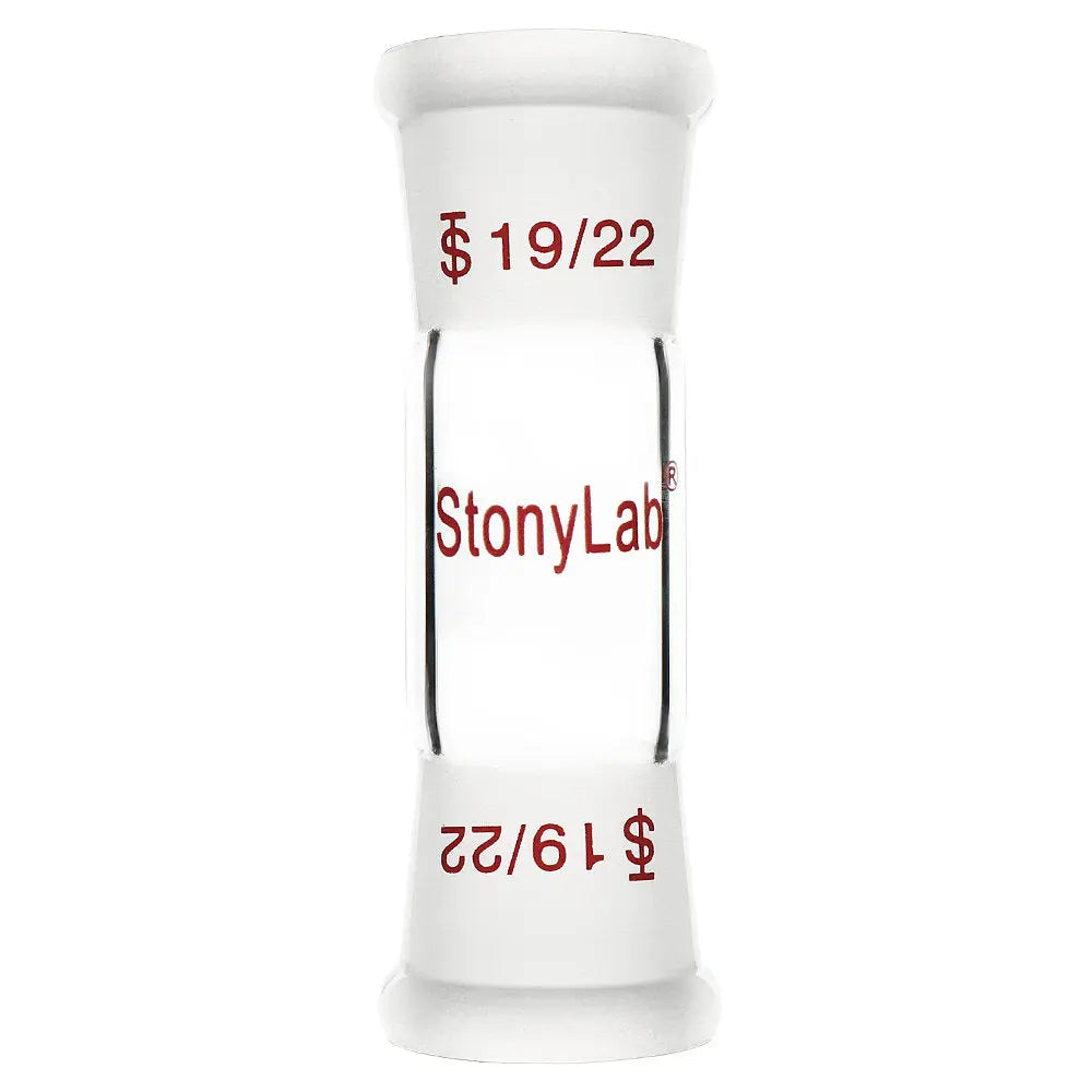 Straight Connecting Adapter, Female Joint to Female Joint, Joint: 14/20, 19/22, 24/40, Length: 30-90mm Adapters-Connecting 19/22 / 30 mm (1.18 in)