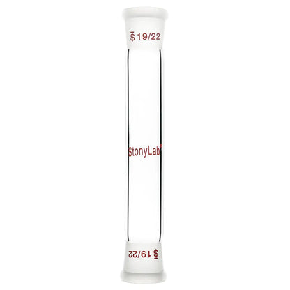 Straight Connecting Adapter, Female Joint to Female Joint, Joint: 14/20, 19/22, 24/40, Length: 30-90mm Adapters-Connecting 19/22 / 90 mm (3.54 in)