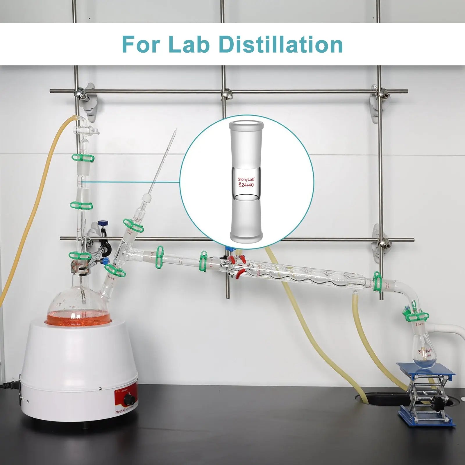 Detailed structural assembly component for StonyLab Straight Connecting Adapter