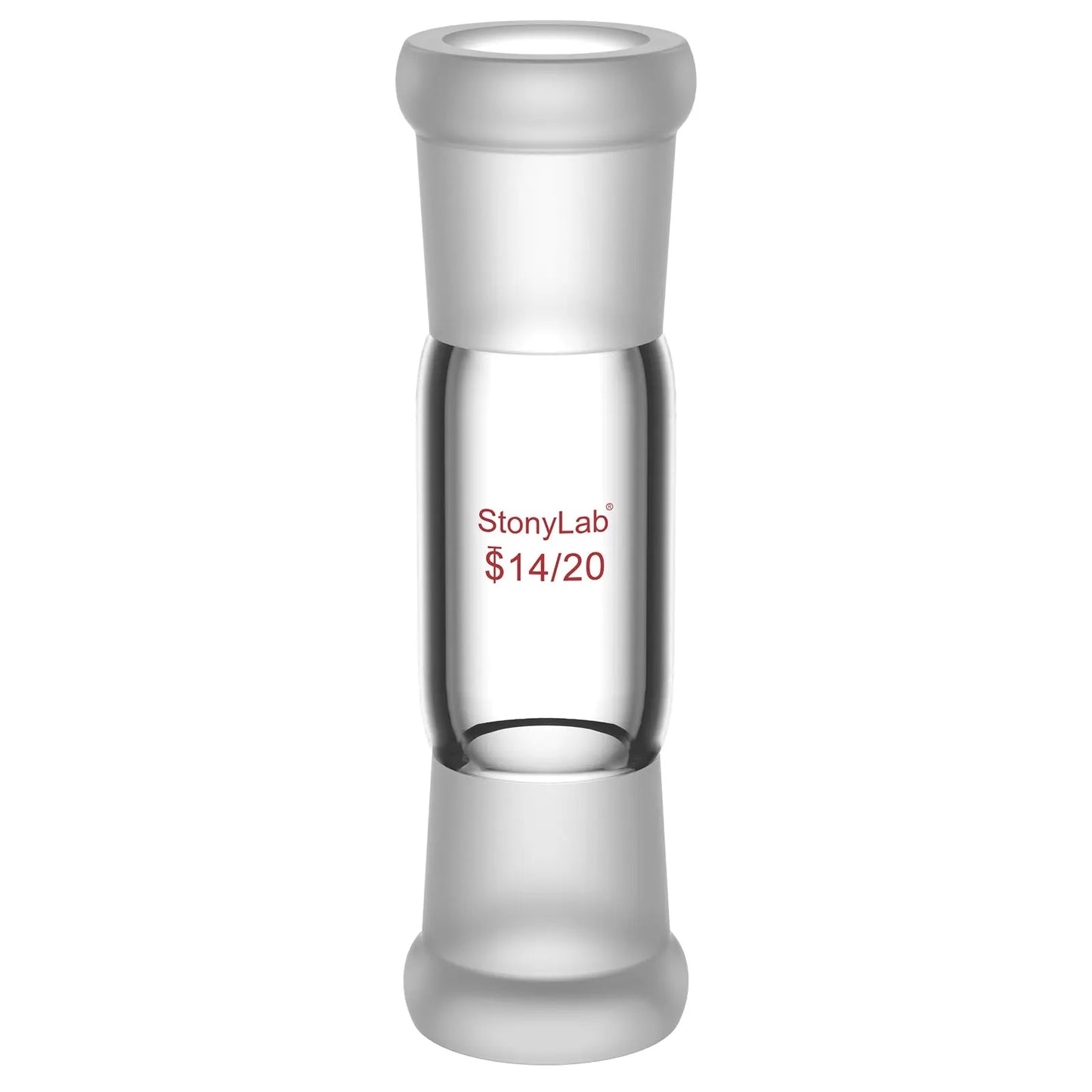 Straight Connecting Adapter, Female Joint to Female Joint, Joint: 14/20, 19/22, 24/40, Length: 30-90mm Adapters-Connecting
