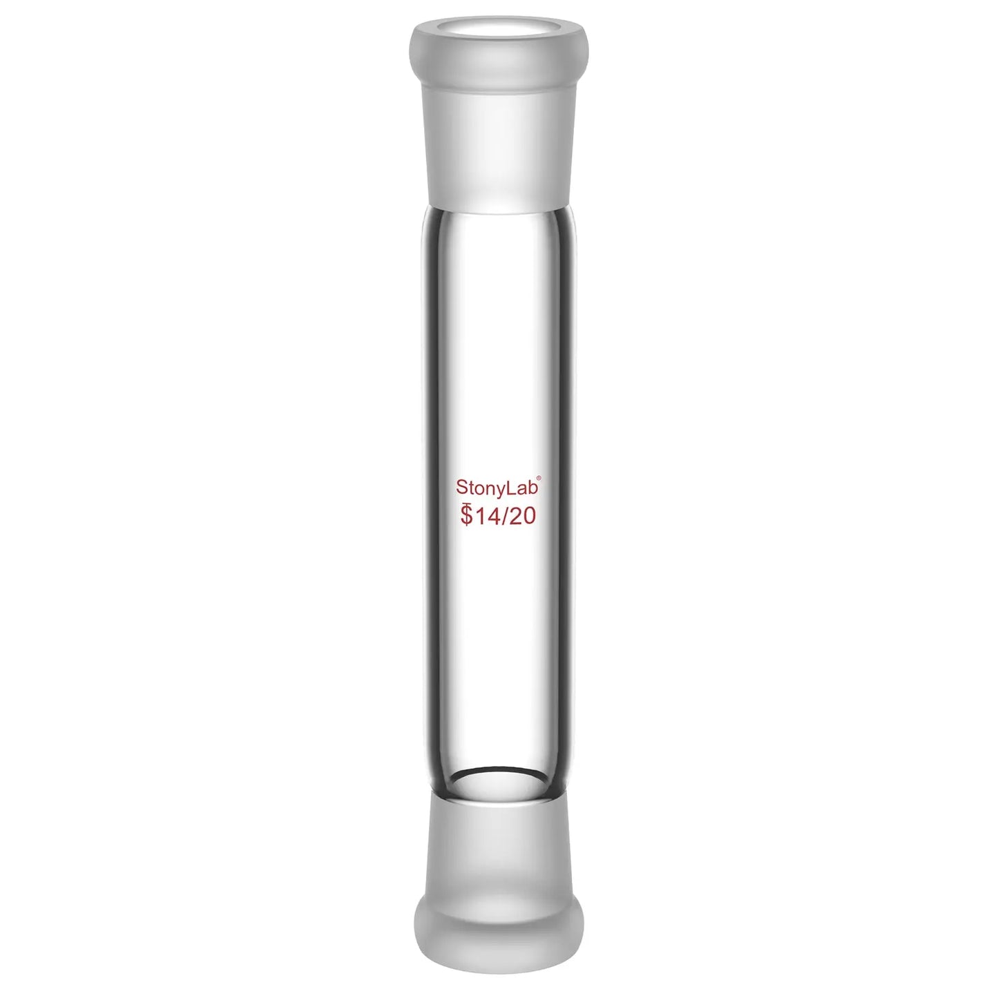 Straight Connecting Adapter, Female Joint to Female Joint, Joint: 14/20, 19/22, 24/40, Length: 30-90mm Adapters-Connecting