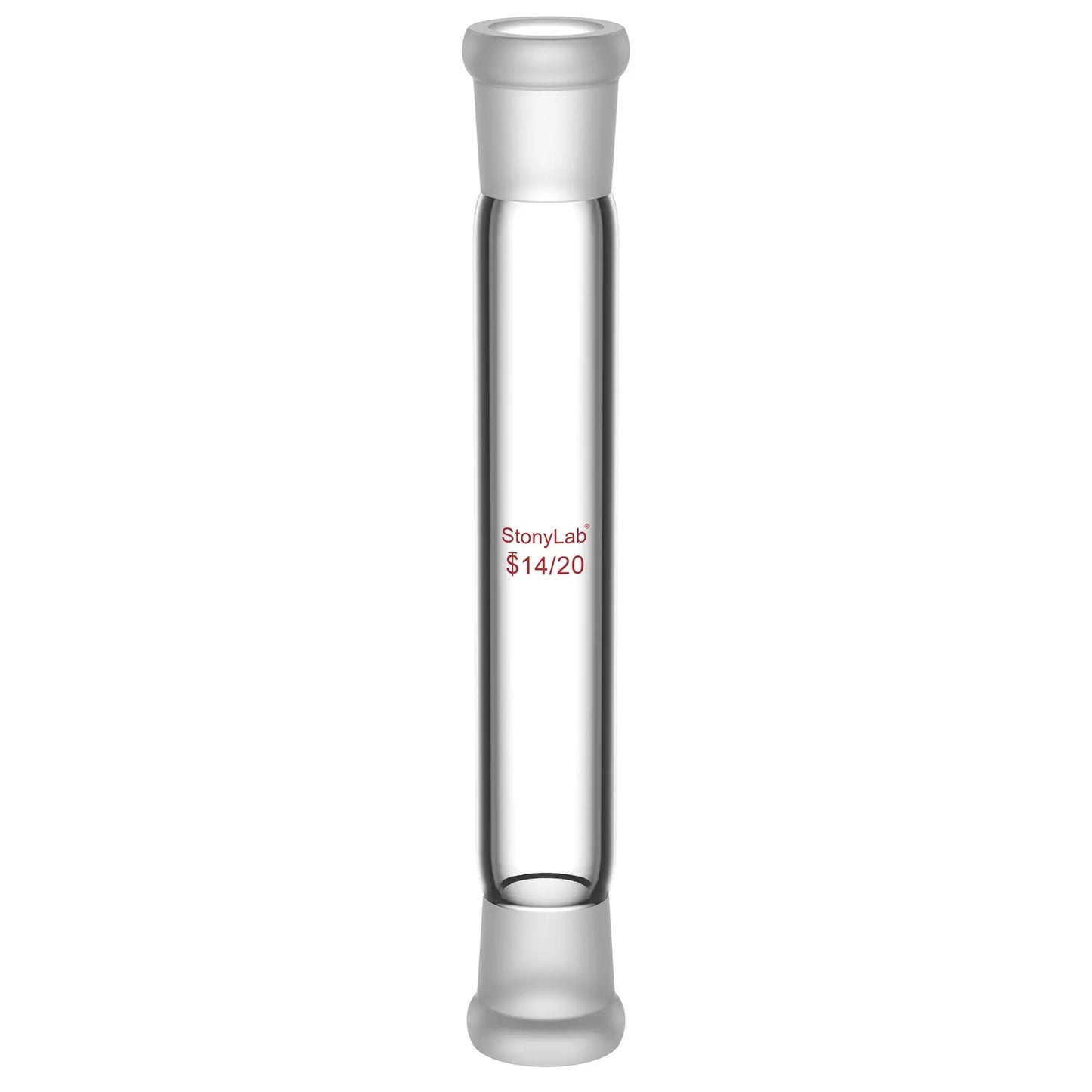 Straight Connecting Adapter, Female Joint to Female Joint, Joint: 14/20, 19/22, 24/40, Length: 30-90mm Adapters-Connecting