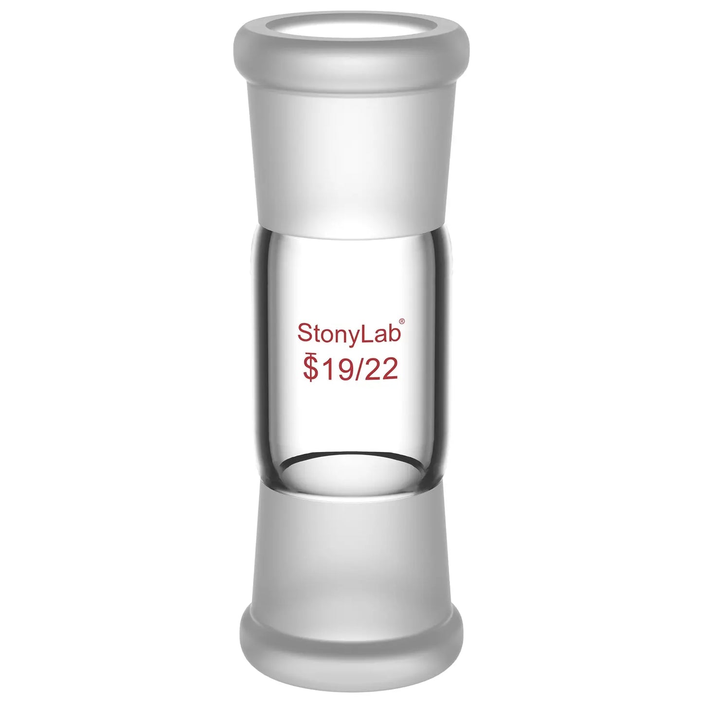 Straight Connecting Adapter, Female Joint to Female Joint, Joint: 14/20, 19/22, 24/40, Length: 30-90mm Adapters-Connecting