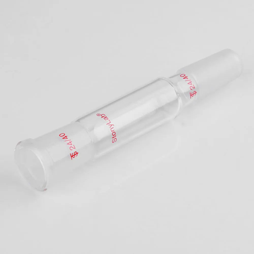 Straight Connecting Adapter, Female Joint to Male Joint, Joint: 14/20, 19/22, 24/40, Length: 30-90mm Adapters-Connecting