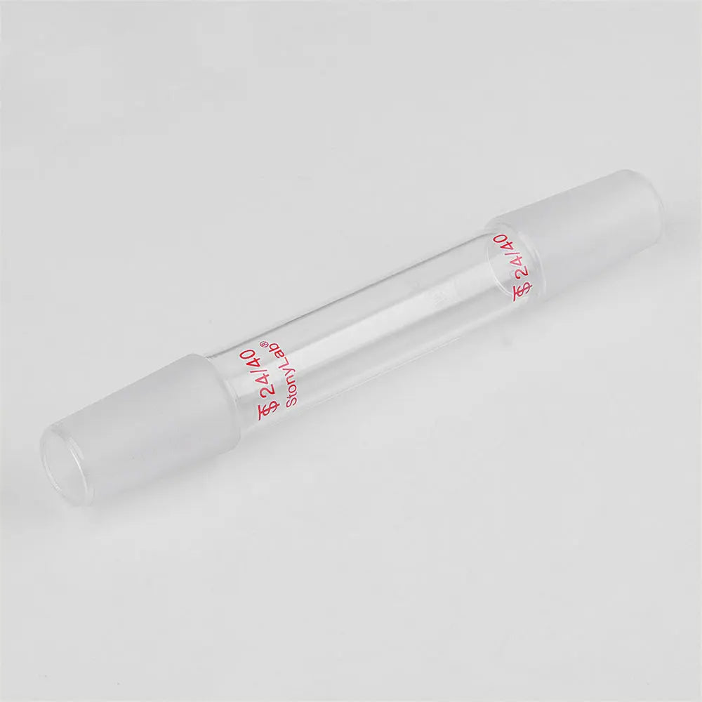 Straight Connecting Adapter, Male Joint to Male Joint, Joint: 14/20, 19/22, 24/40, Length: 30-90mm Adapters-Connecting
