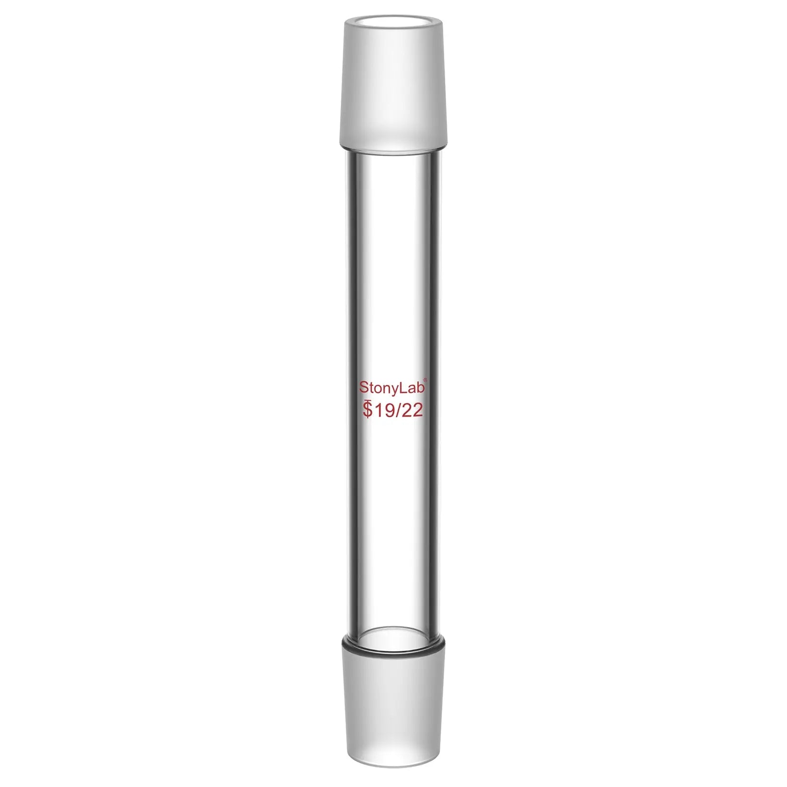 Side view and dimensional layout of the durable StonyLab Straight Connecting Adapter